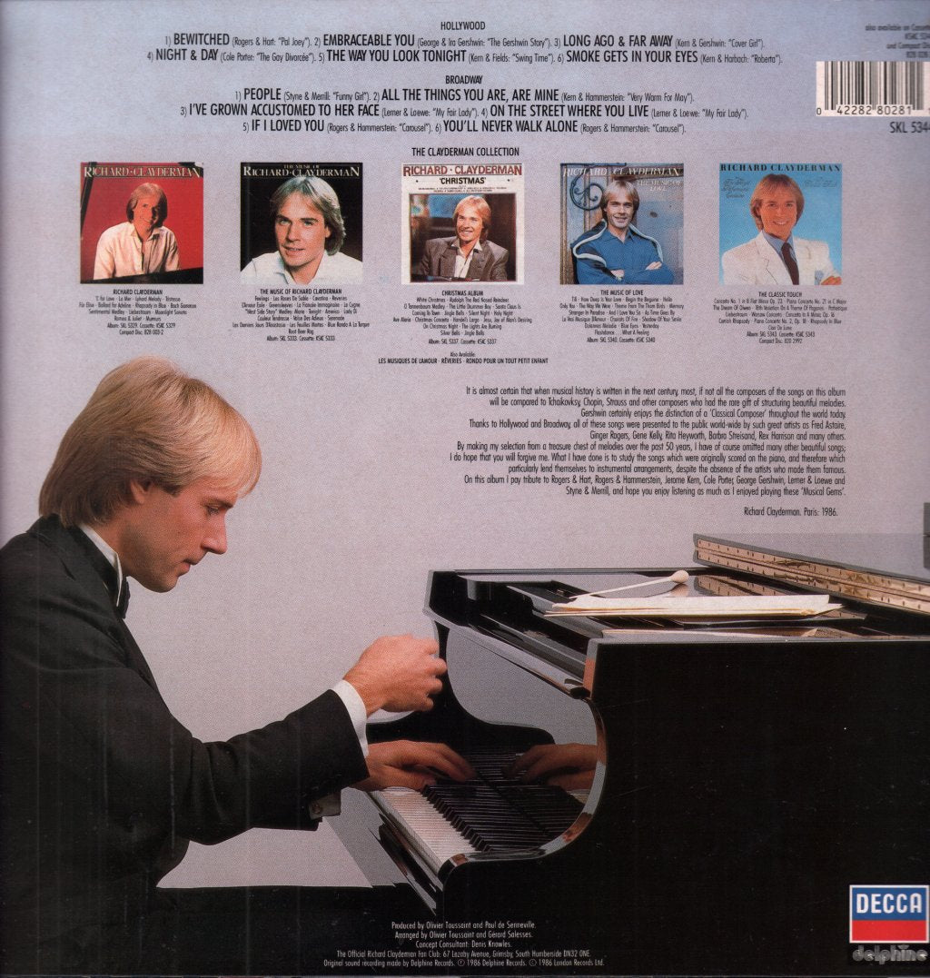Richard Clayderman - Hollywood And Broadway - Lp