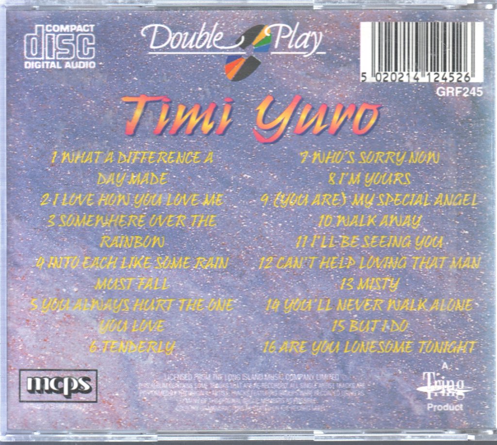 Timi Yuro - Tenderly - Cd