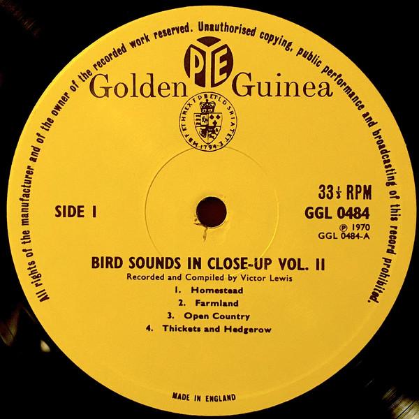 Victor C. Lewis - Bird Sounds In Close-Up Volume Two - Lp