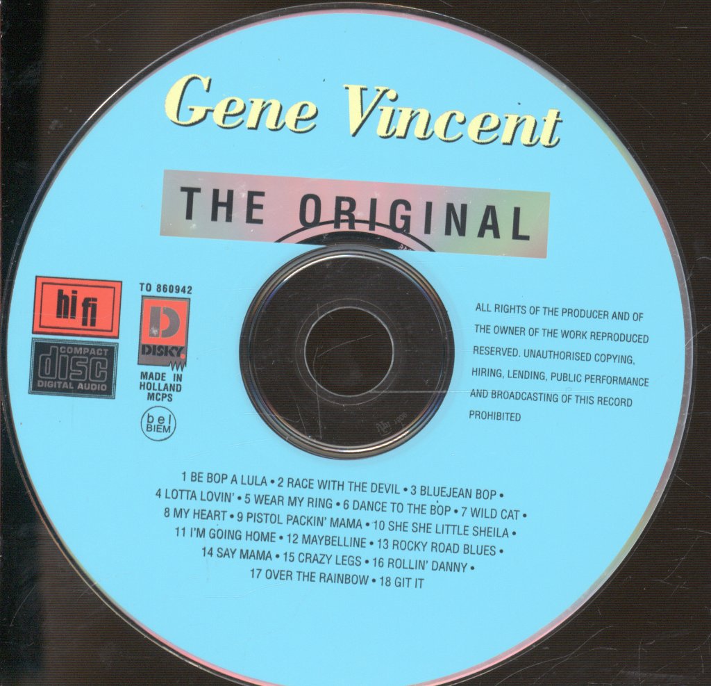 Gene Vincent - Original - Cd