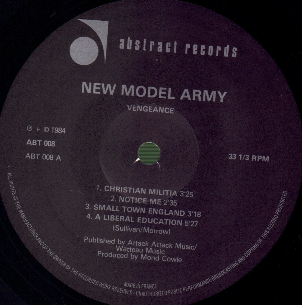 New Model Army - Vengeance - Lp