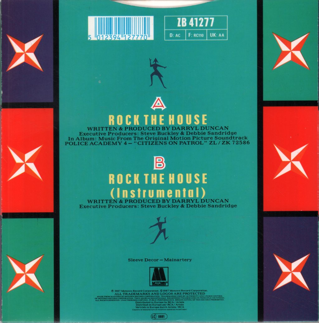 Darryl Duncan - Rock The House - 7 Inch