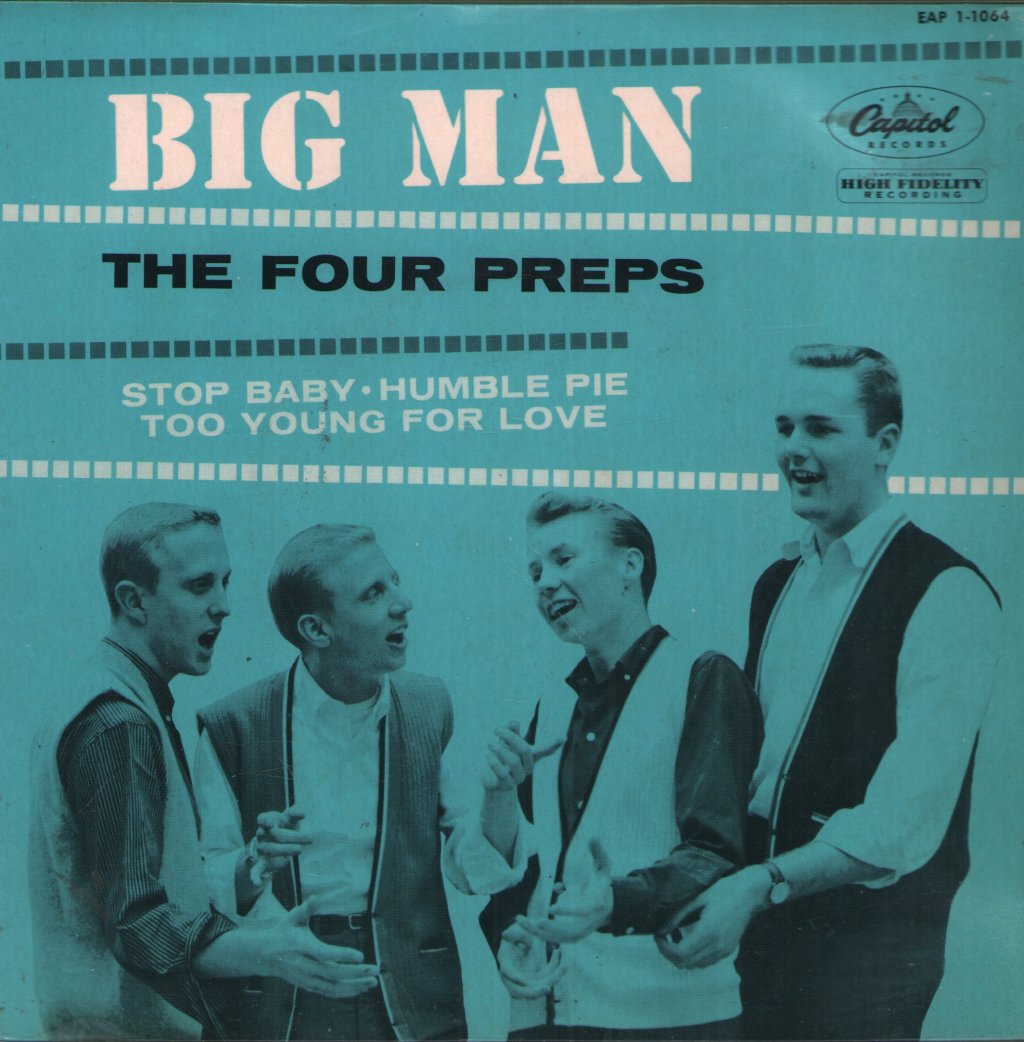 Four Preps - Big Man - 7 Inch