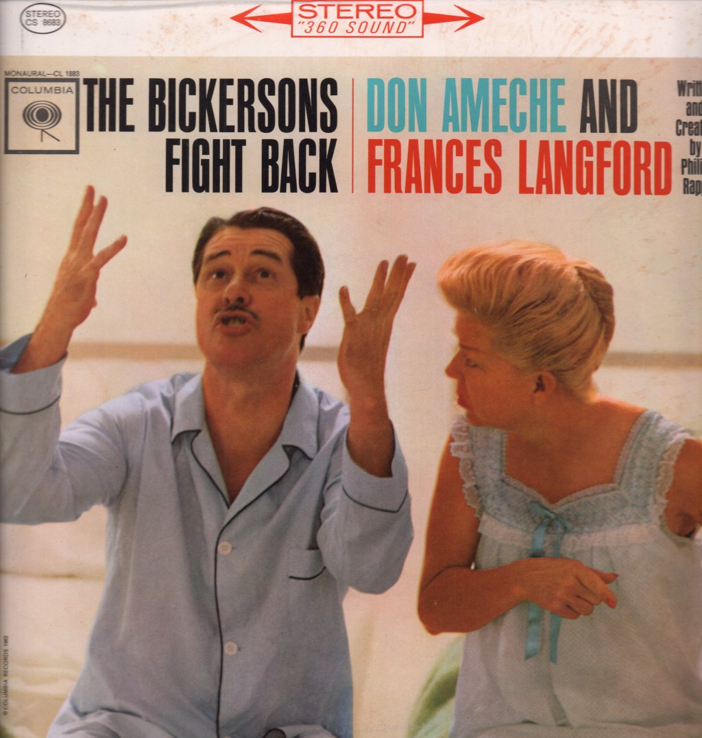 Don Ameche and Frances Langford - Bickersons Fight Back - Lp