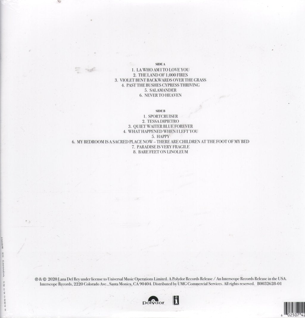 Lana Del Rey - Violet Bent Backwards Over The Grass - Lp