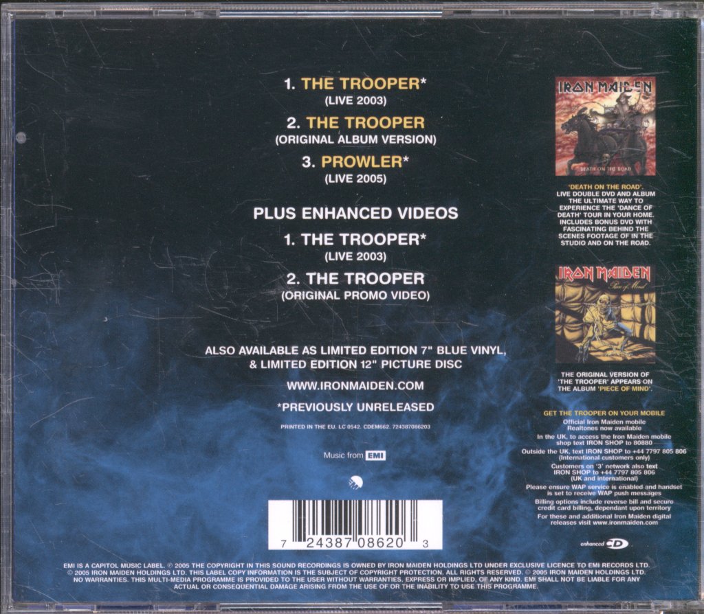 Iron Maiden - Trooper - Cd