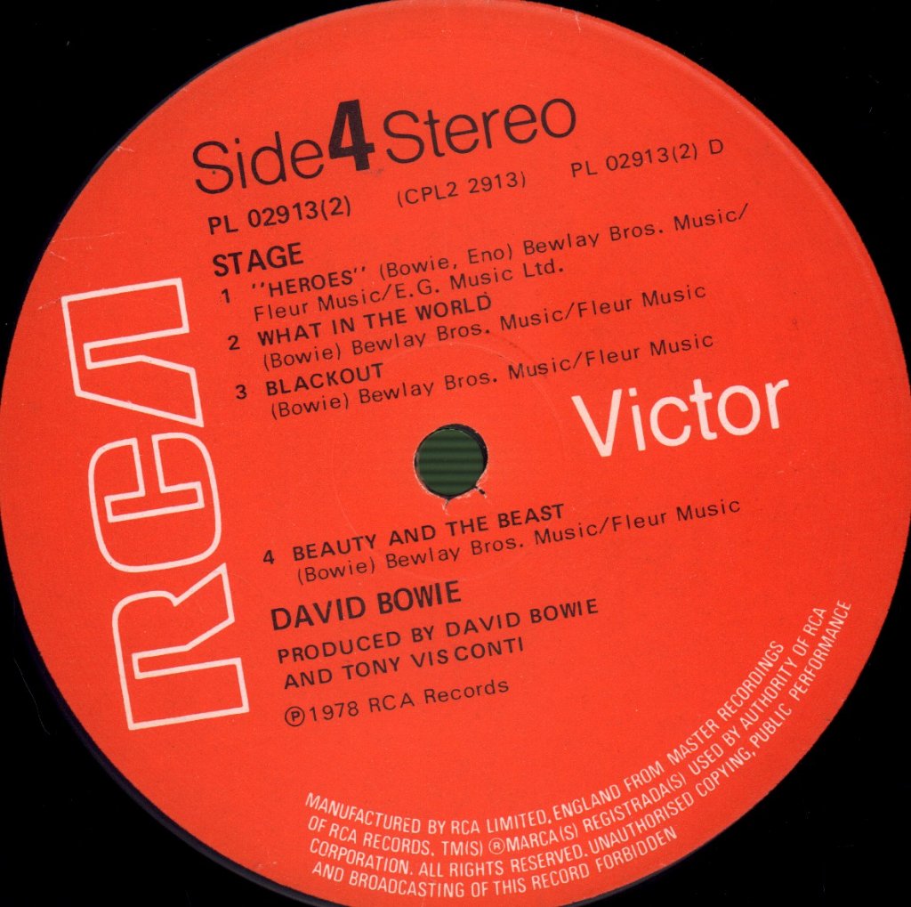 David Bowie - Stage - Double Lp