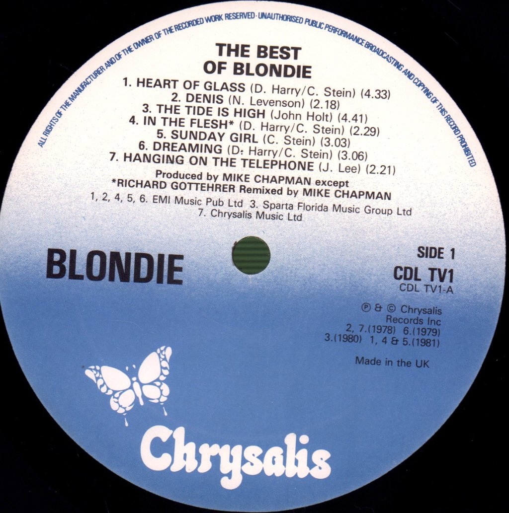 Blondie - Best Of - Lp