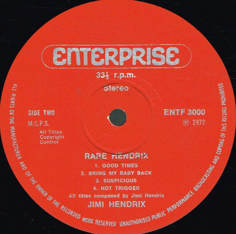 Jimi Hendrix - Rare Hendrix - Lp