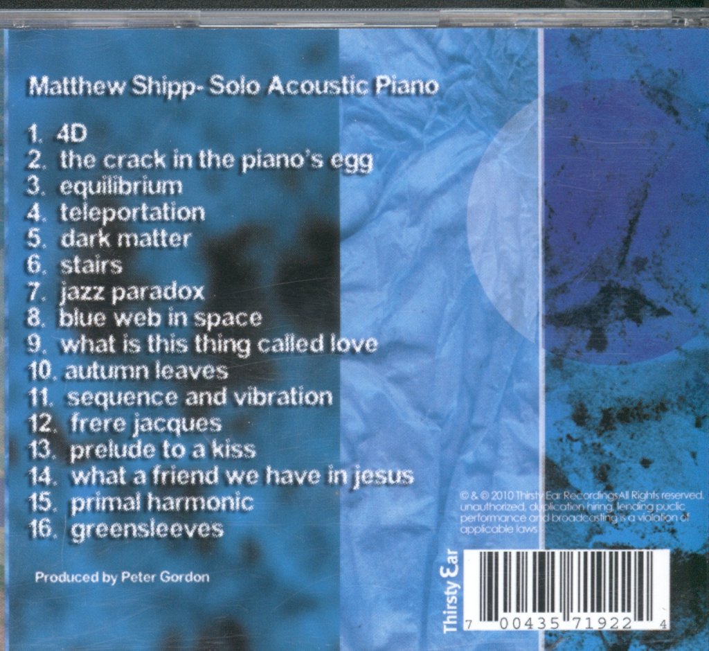 Matthew Shipp - 4D - Cd