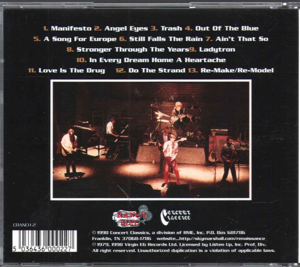 Roxy Music - Concert Classics - Cd