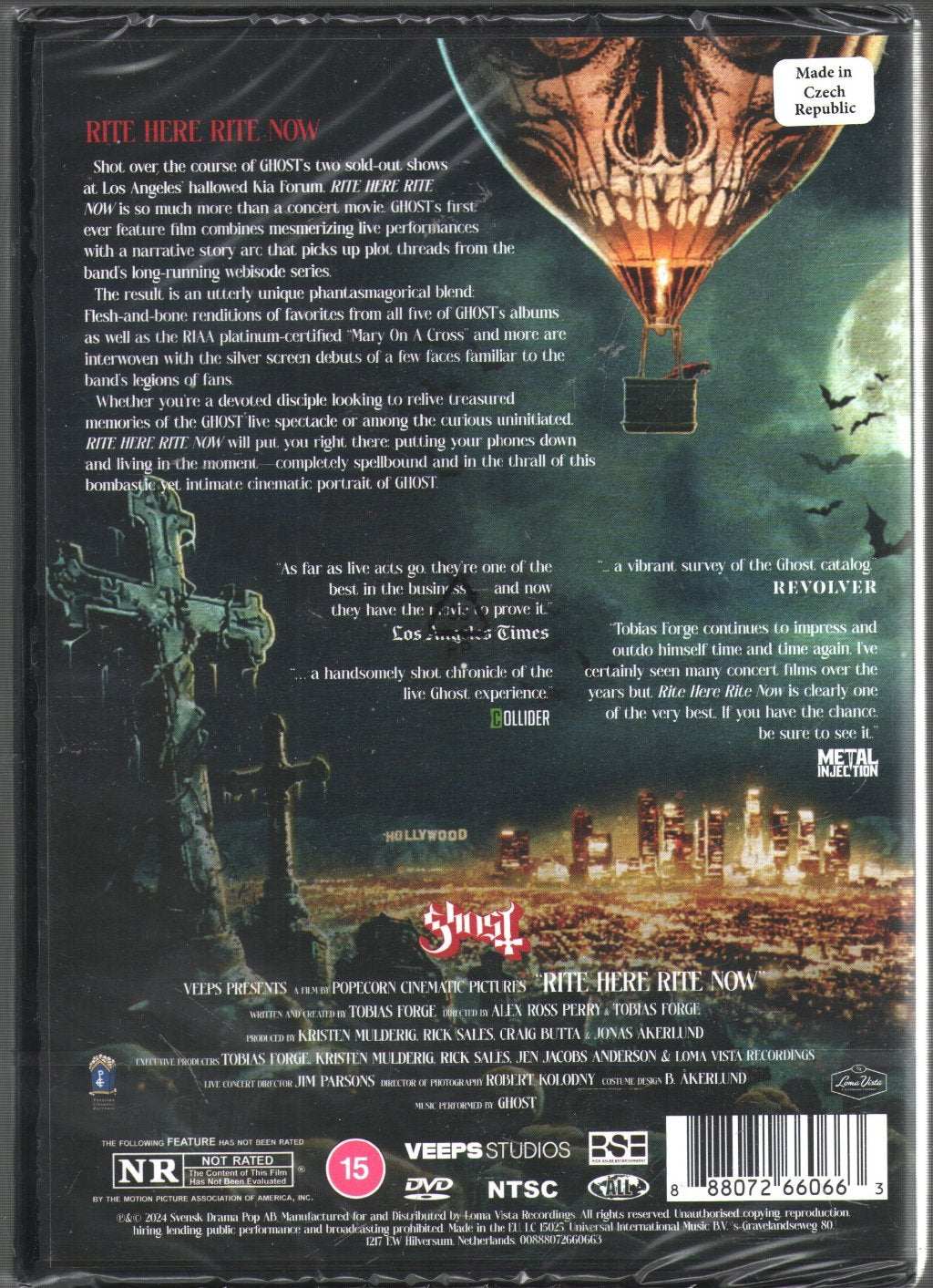 Ghost - Rite Here Rite Now - Dvd