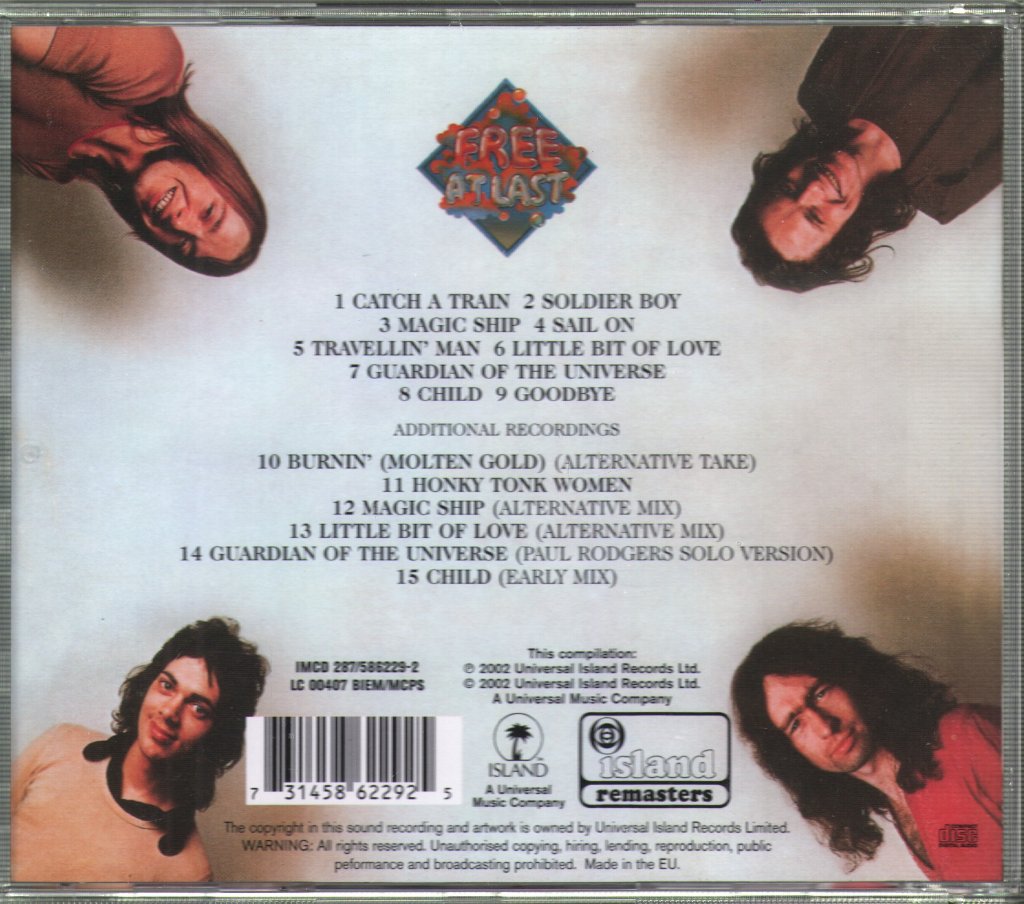 Free - Free At Last - Cd