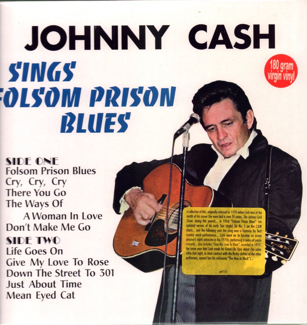 Johnny Cash - Sings Folsom Prison Blues - Lp