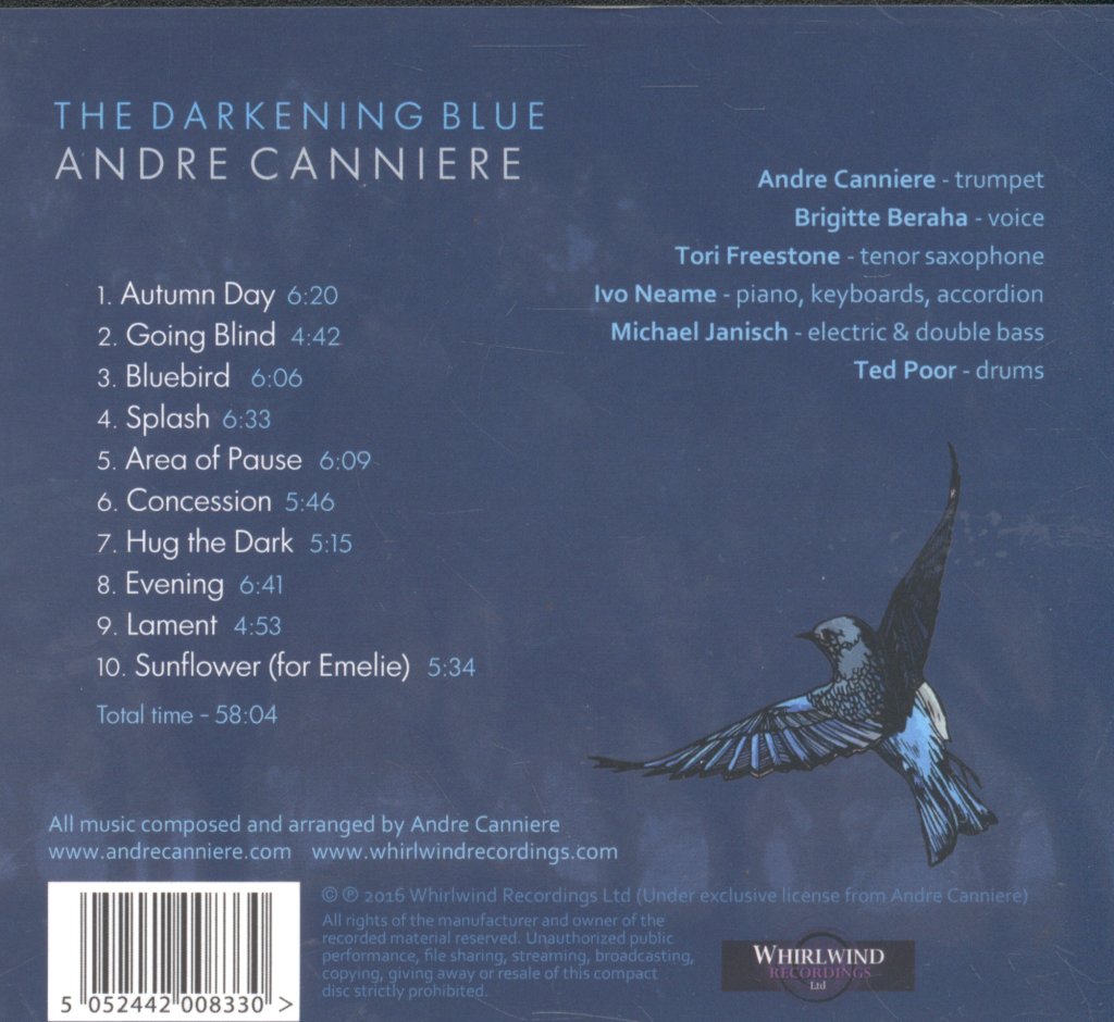 André Canniere - Darkening Blue - Cd