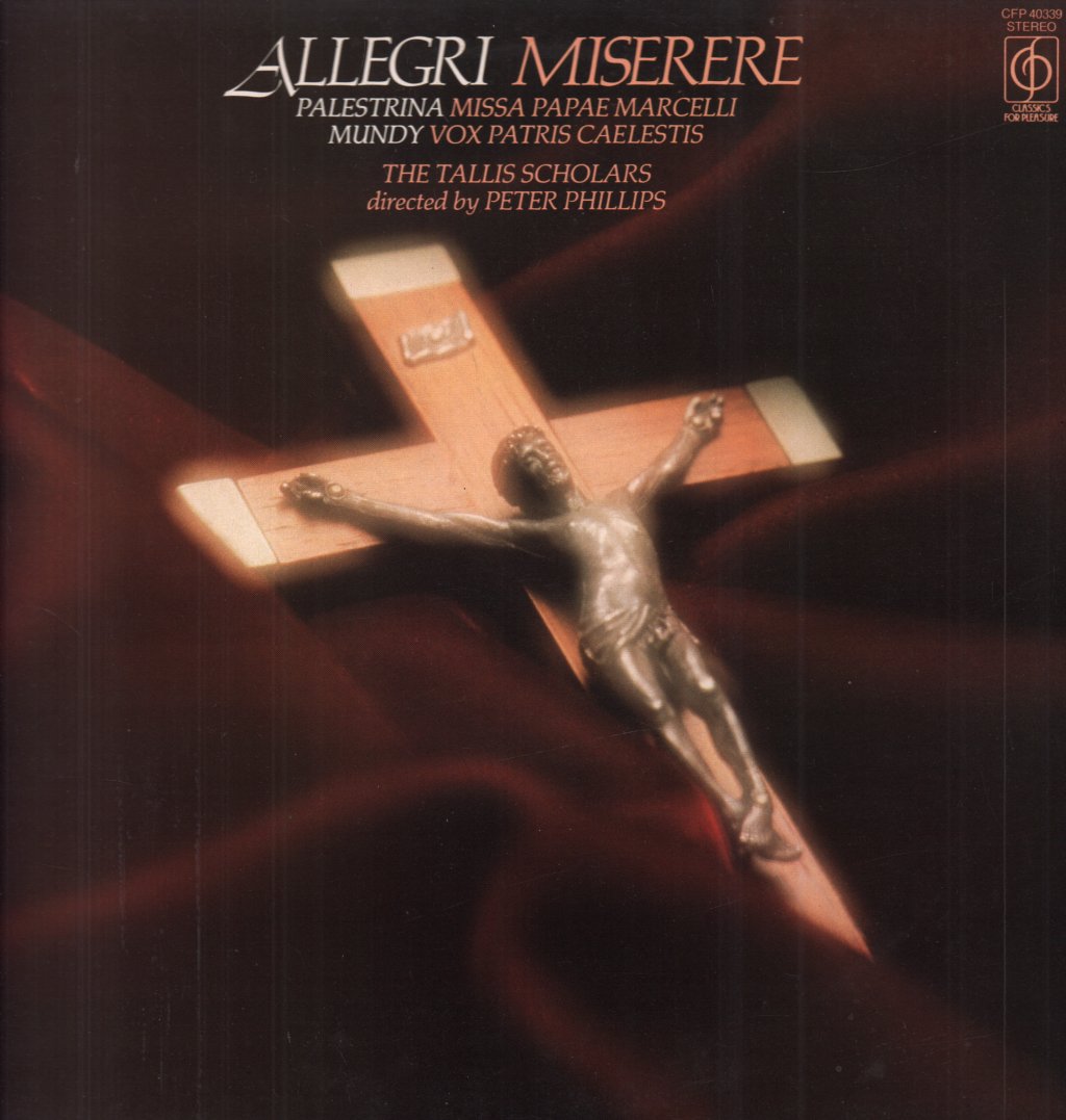 Tallis Scholars / Peter Phillips - Allegri - Miserere / Palestrina - Missa Papae Marcelli - Lp