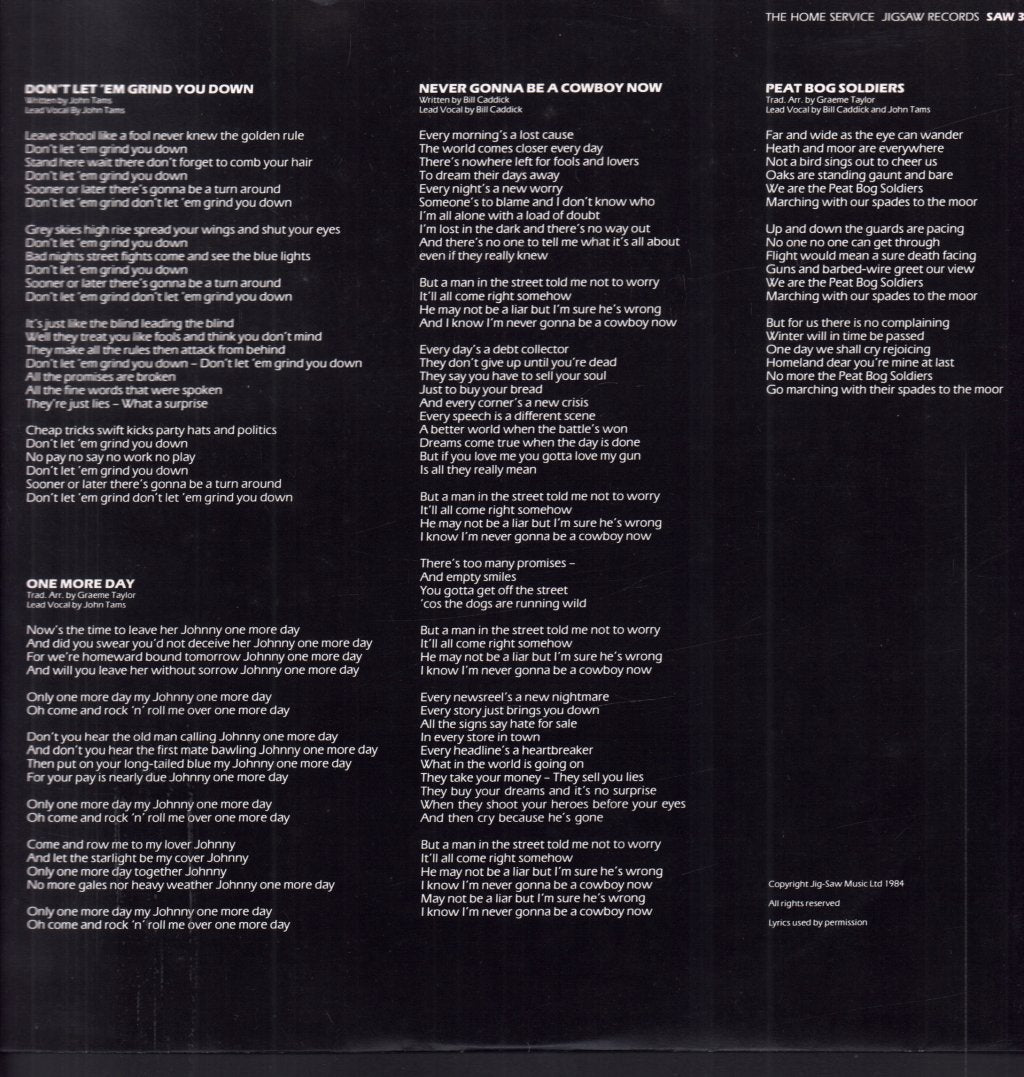 Home Service (Folk/Rock Group) - Home Service - Lp