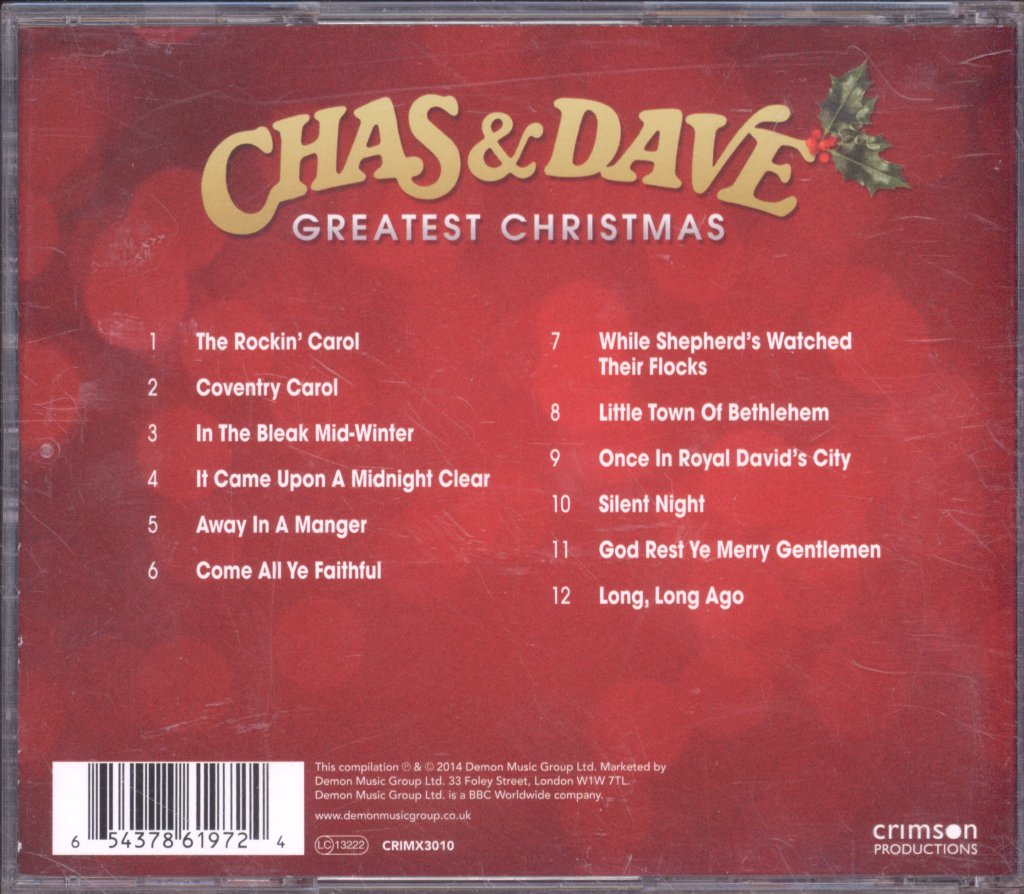 Chas And Dave - Greatest Christmas - Cd