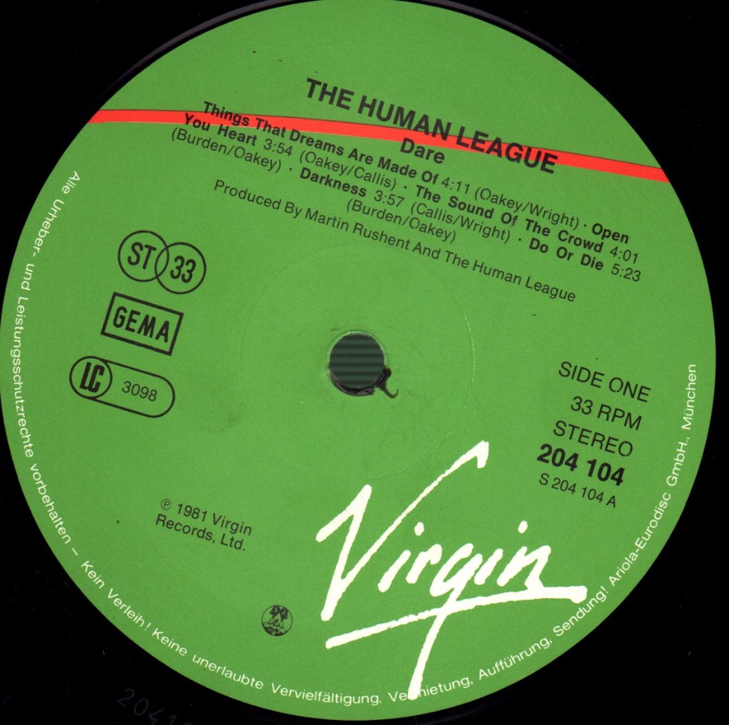 Human League - Dare! - Lp