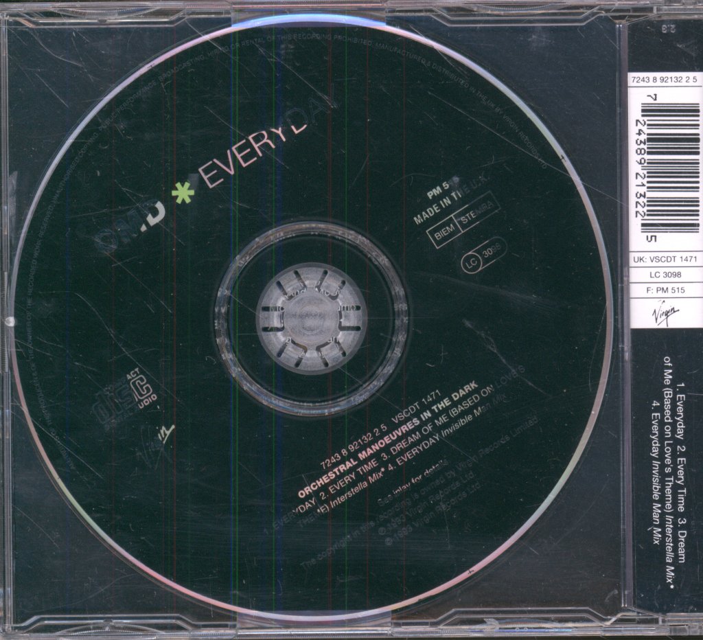 Orchestral Manoeuvres In The Dark - Everyday - Cd