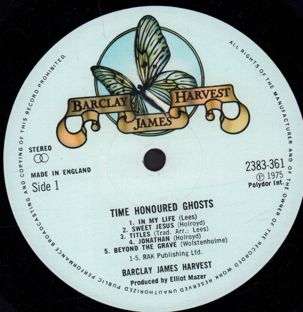 Barclay James Harvest - Time Honoured Ghosts - Lp