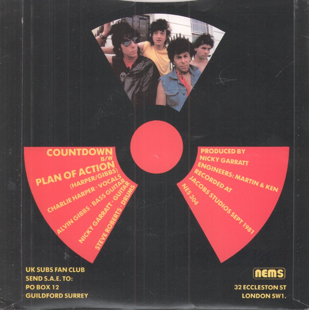 UK Subs - Countdown - 7 Inch