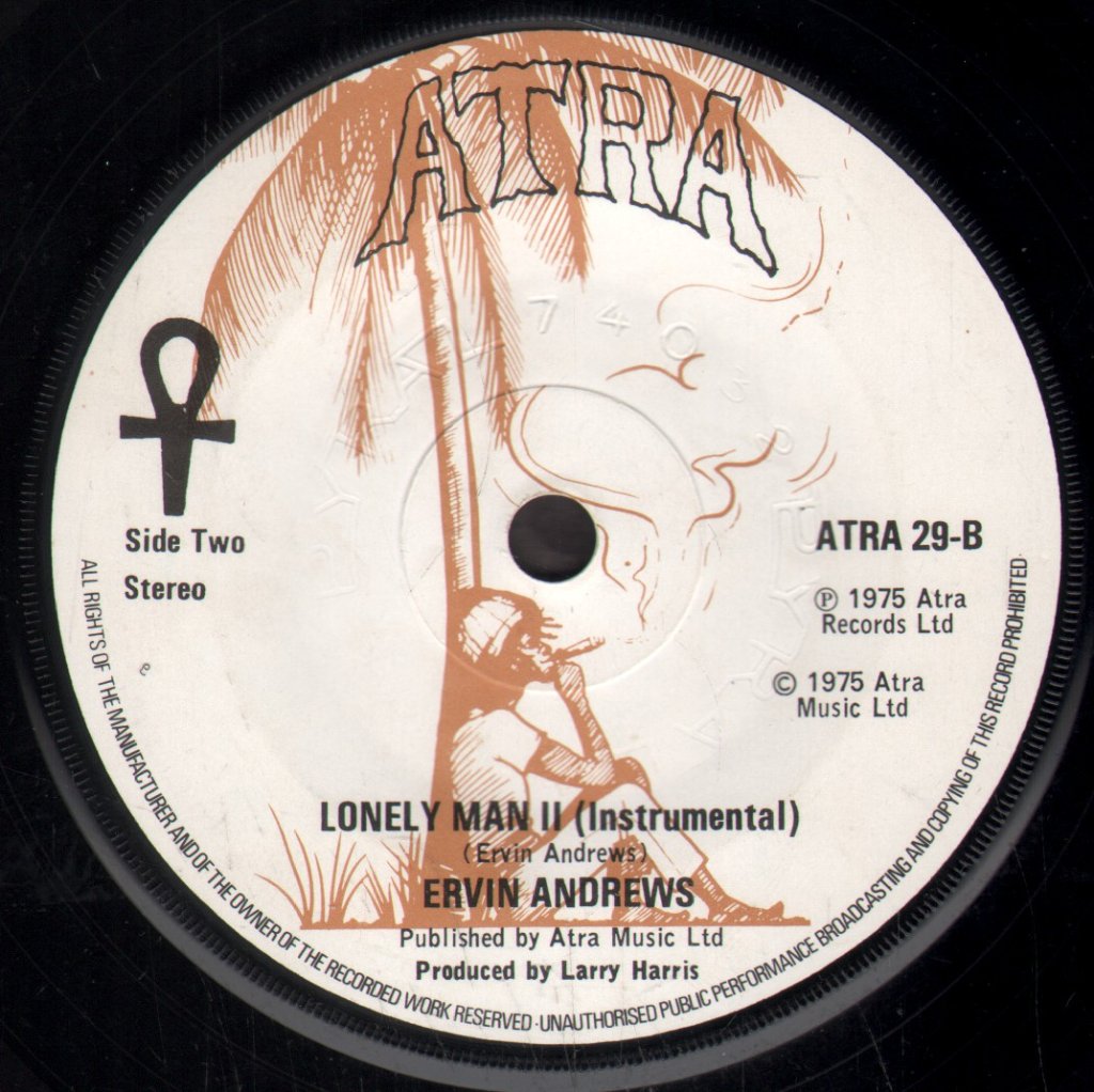 Ervin Andrews - Just A Lonely Man - 7 Inch