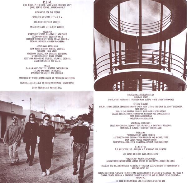R.E.M. - Automatic For The People - Lp