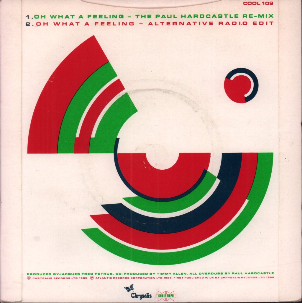 Change (80'S Pop Group) - Oh What A Feeling - 7 Inch