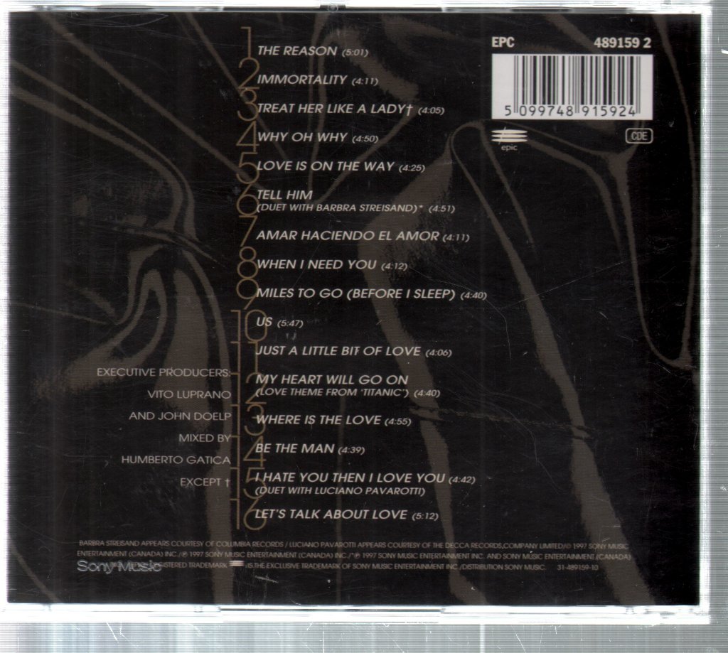 Celine Dion - Let's Talk About Love - Cd