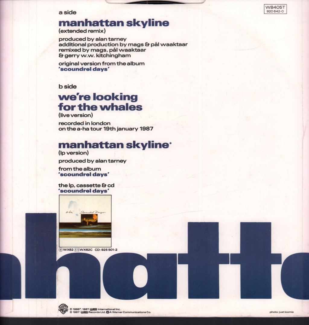 A-Ha - Manhattan Skyline - 12 Inch