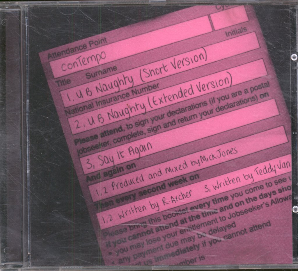 Contempo - U B Naughty - Cd