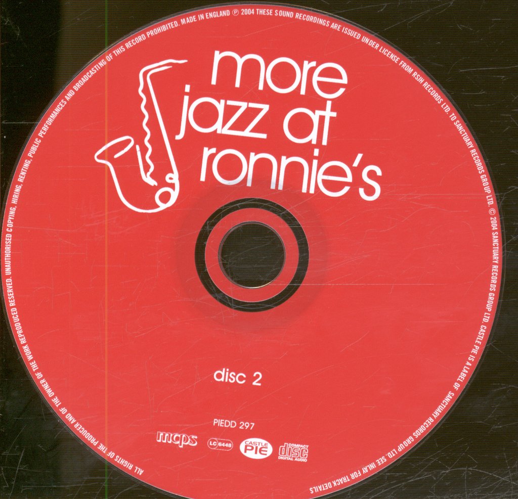 Various Artists - More Jazz At Ronnie's - Cd