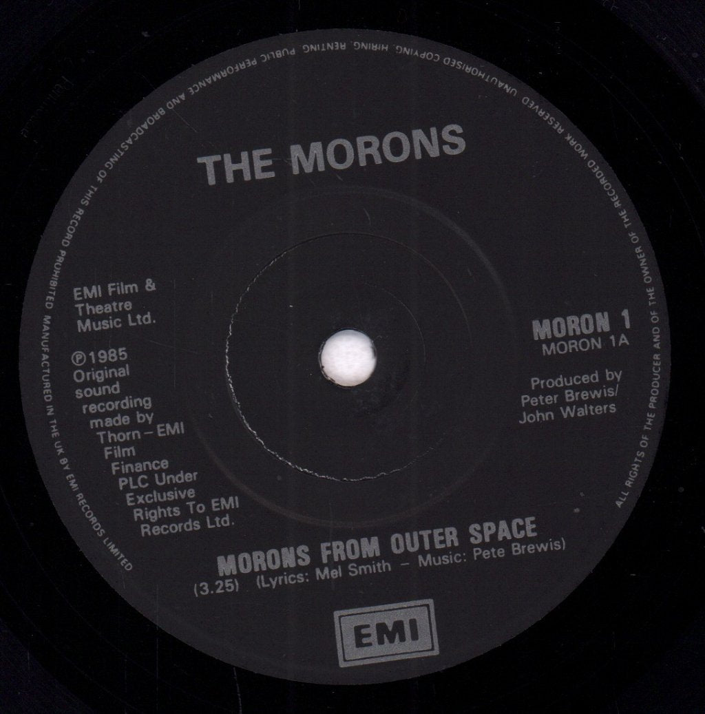 Morons - Morons From Outer Space - 7 Inch