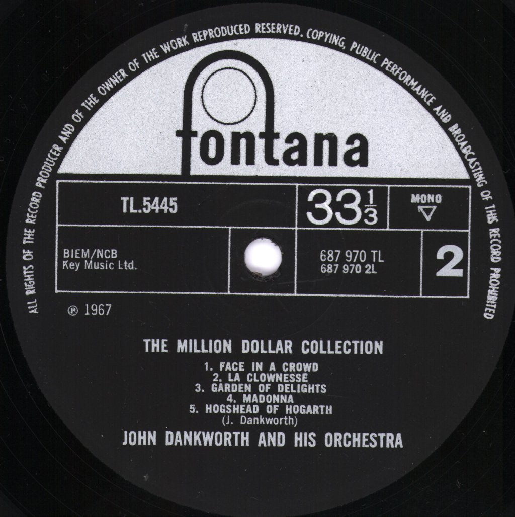 John Dankworth And His Orchestra - $1,000,000 Collection - Lp