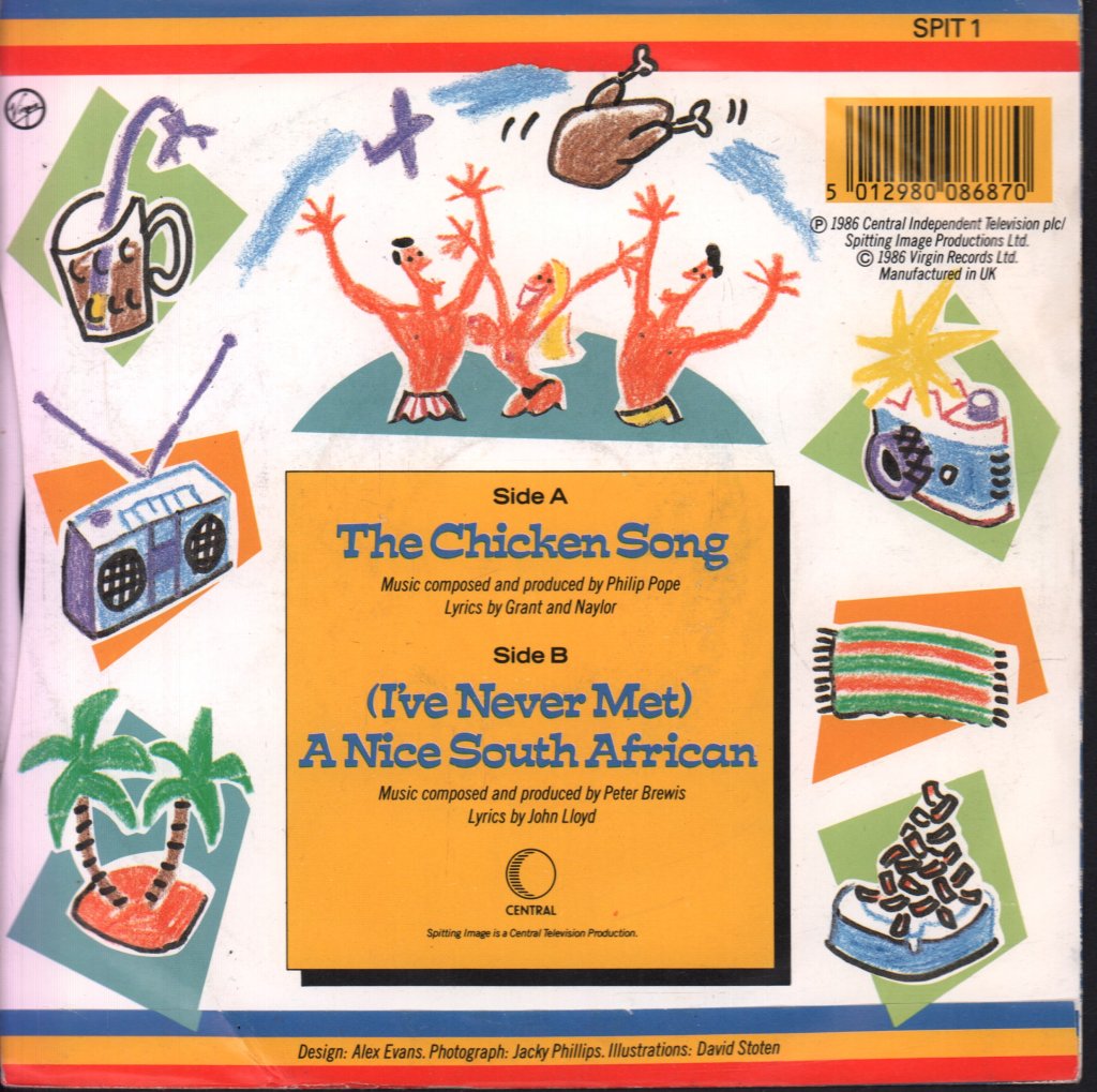 Spitting Image - Chicken Song - 7 Inch