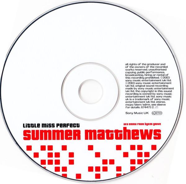 Summer Matthews - Little Miss Perfect - Cd