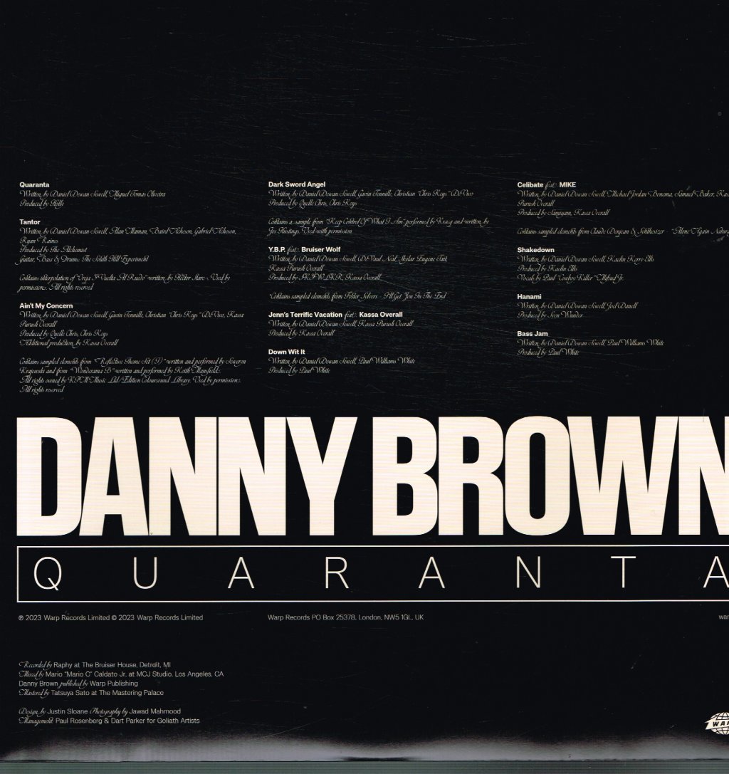 Danny Brown - Quaranta - Lp
