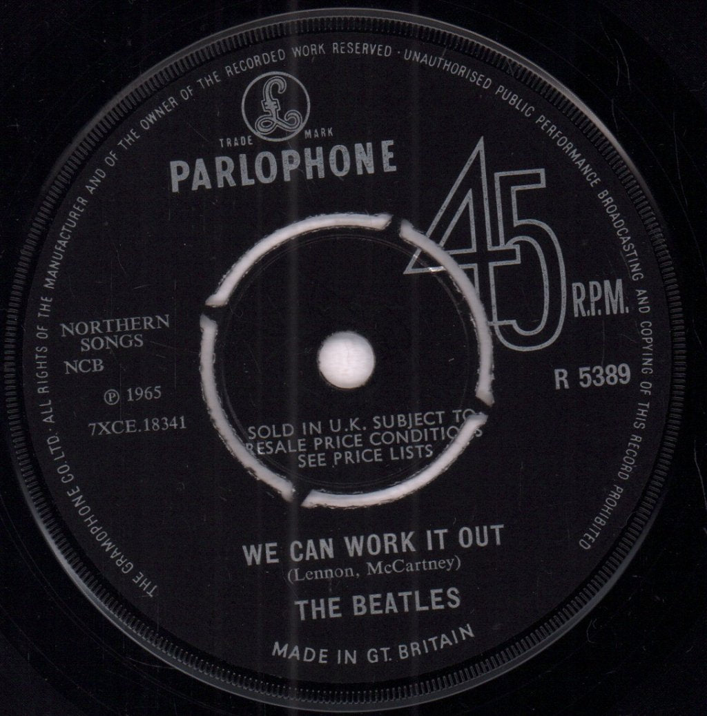 Beatles - We Can Work It Out - 7 Inch