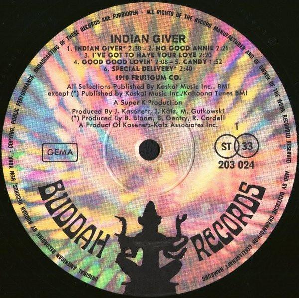 1910 FruitGum Co - Indian Giver - Lp