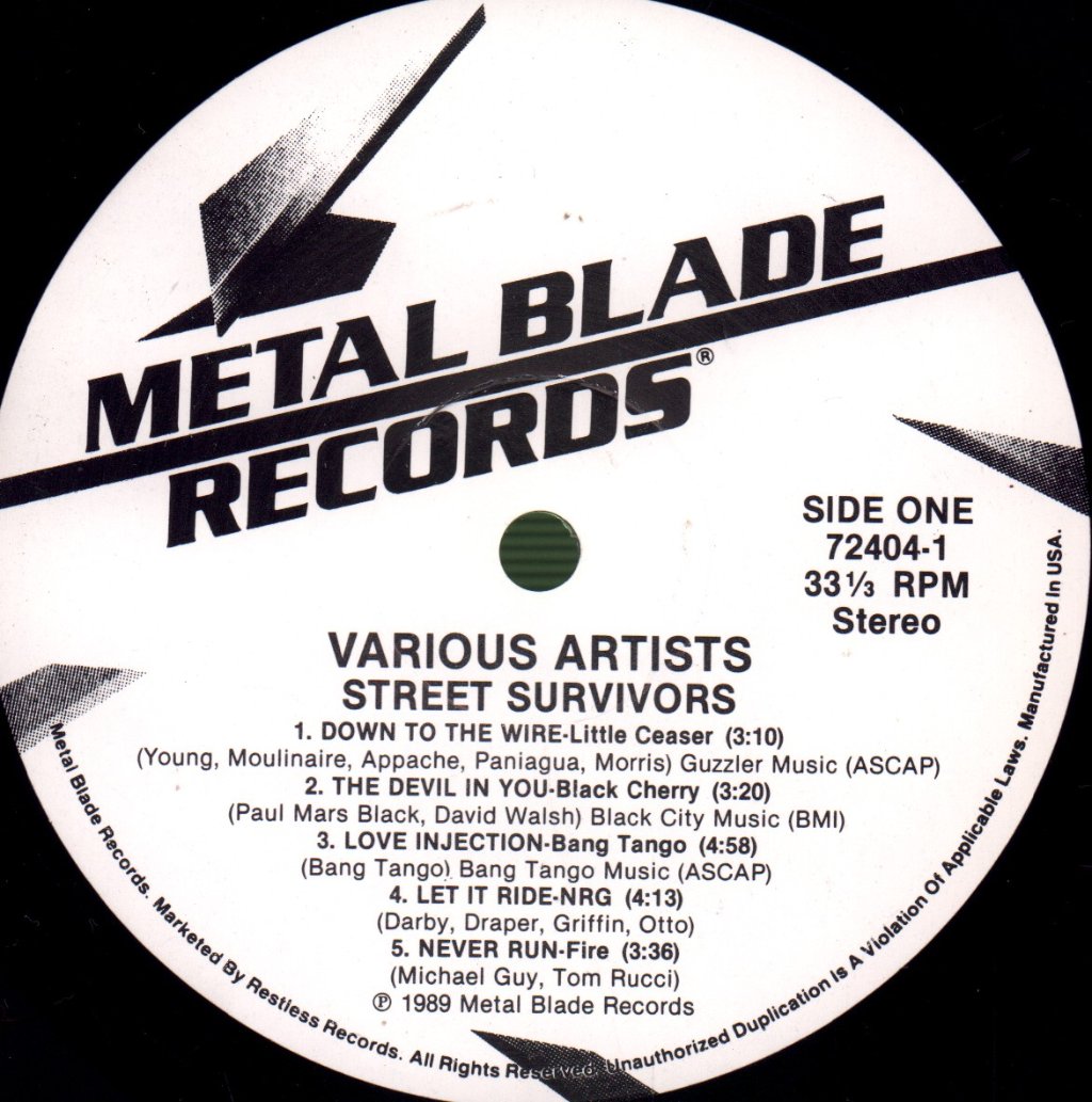 Various Artists - Street Survivors - Lp