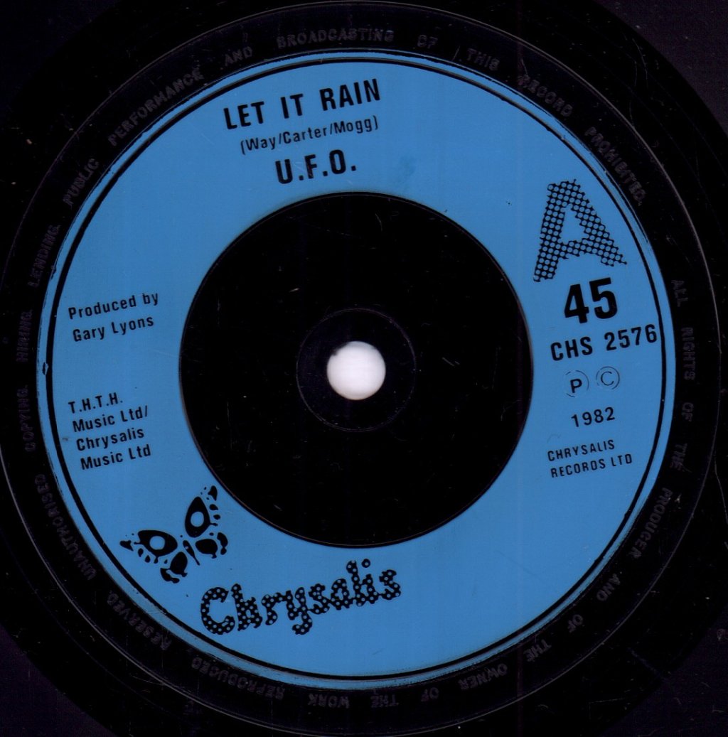 UFO - Let It Rain - 7 Inch