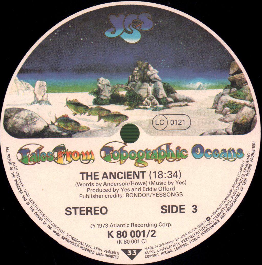 Yes - Tales From Topographic Oceans - Lp