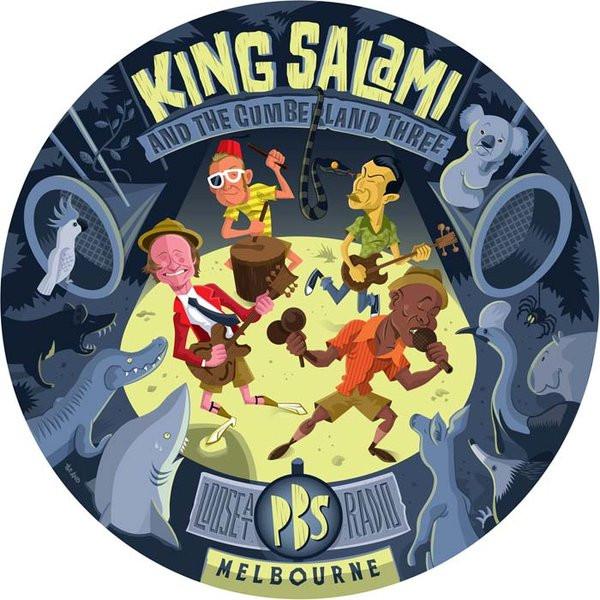 King Salami And The Cumberland Three - Loose At PBS Radio Melbourne - Lp