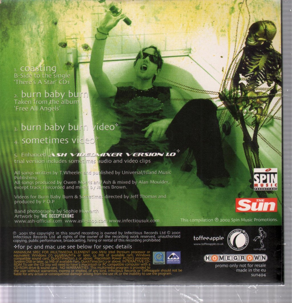 Ash (Irish Group) - Sampler - Cd