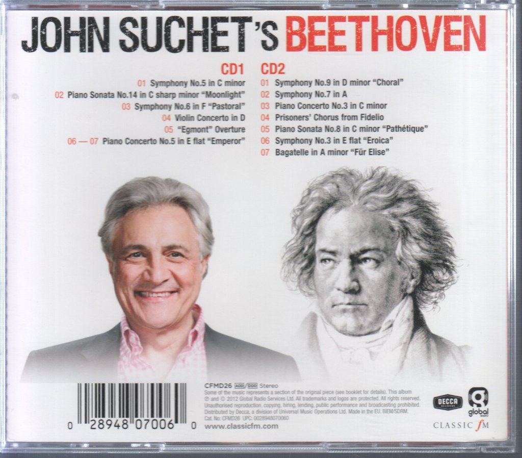Various Artists - John Suchet’s Beethoven - Double Cd