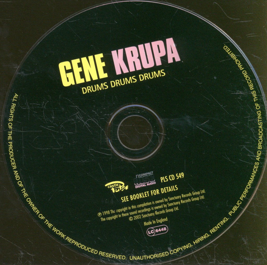 Gene Krupa - Drums Drums Drums - Cd