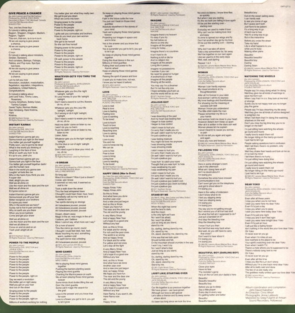 John Lennon - Collection - Lp