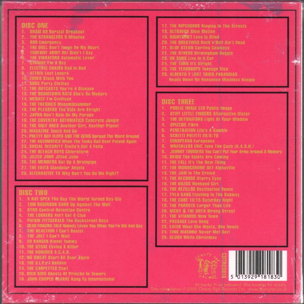 Various Artists - 1978: The Year The UK Turned Day-Glo - Triple Cd