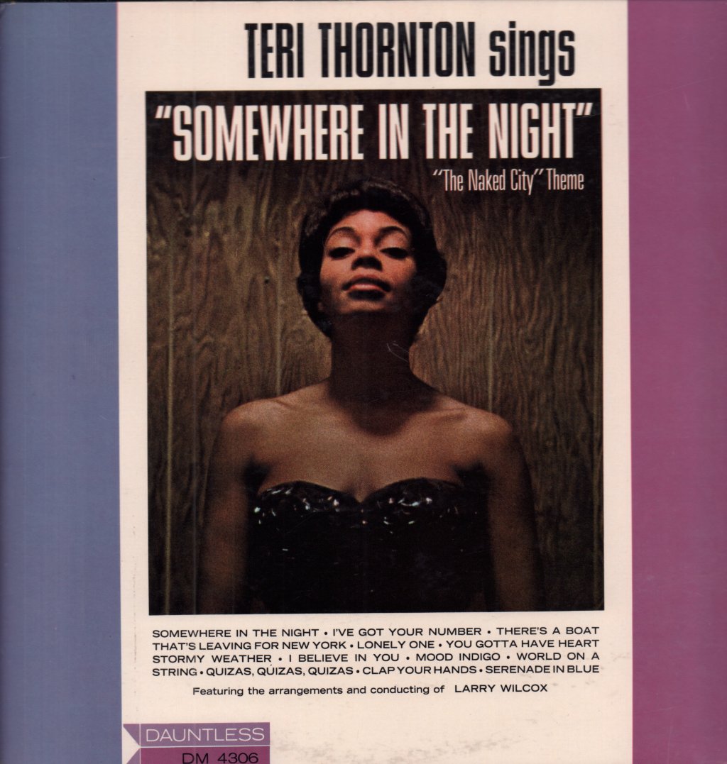 Teri Thornton - Somewhere In The Night - Lp